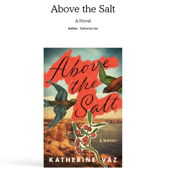 Above the Salt by Katherine Vaz | Hardcover Book - Picture 1 of 3